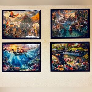 10 completed framed puzzles $40 per puzzle